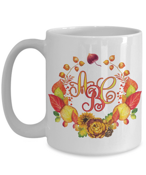 Personalized Monogrammed Coffee Mug