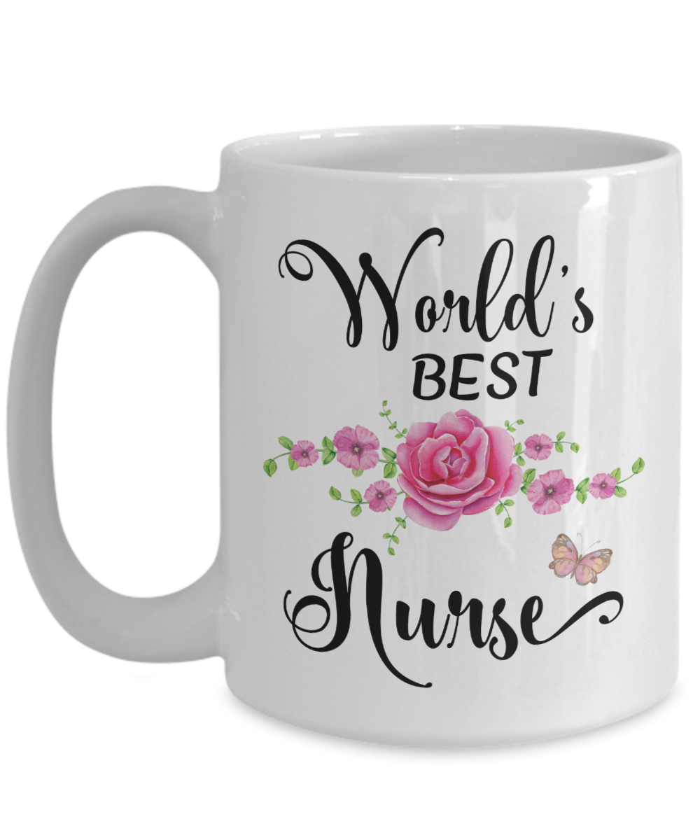 World's Best Nurse Coffee Mug Tea Cup | Gifts for Nurses