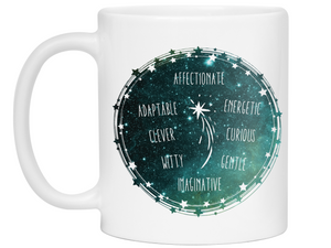 Gemini Zodiac Sign Coffee Mug | Horoscope, Astrology, Constellation | Unique Gift Idea | Two Sided