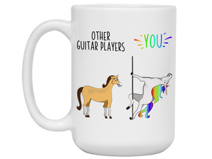 Guitar Player Gifts - Other Guitar Players You Funny Unicorn Coffee Mug