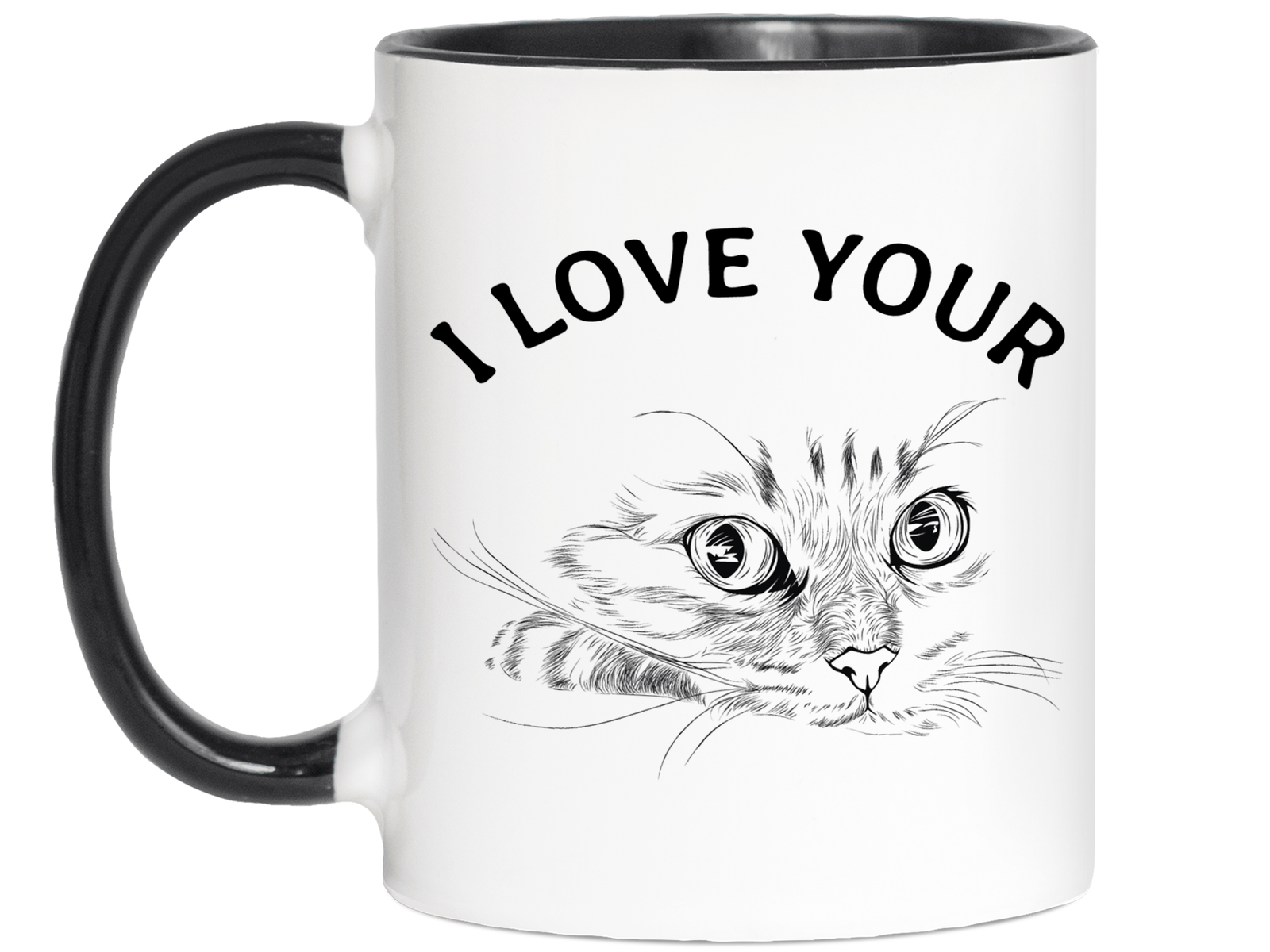 Funny Gifts for Wives or Girlfriends - I Love Your Pussy Cat Gag Coffee Mug