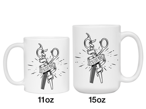 Funny Gifts for Hair Stylists, Barbers, Beauticians - I'll Cut You Funny Coffee Mug #2
