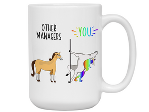 Manager Gifts - Other Managers You Funny Unicorn Coffee Mug