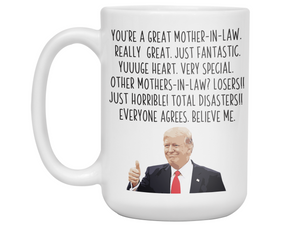 Funny Mother-in-law Gifts - Trump Great Fantastic Mother-in-law Coffee Mug