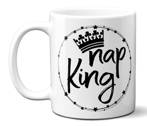 Nap King Funny Coffee Mug | Gift Idea for Any Occasion | Funny Gifts