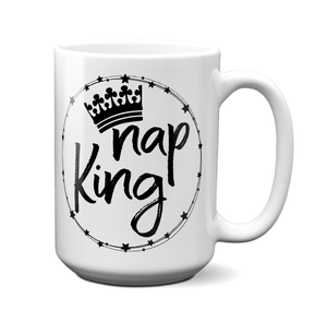 Nap King Funny Coffee Mug | Gift Idea for Any Occasion | Funny Gifts