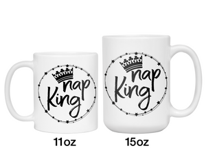 Nap King Funny Coffee Mug | Gift Idea for Any Occasion | Funny Gifts