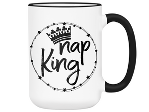 Nap King Funny Coffee Mug | Gift Idea for Any Occasion | Funny Gifts