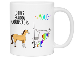 School Counselor Gifts - Other School Counselors You Funny Unicorn Coffee Mug