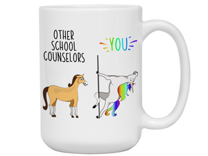 School Counselor Gifts - Other School Counselors You Funny Unicorn Coffee Mug
