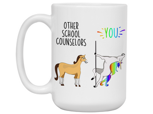 School Counselor Gifts - Other School Counselors You Funny Unicorn Coffee Mug