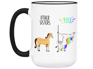 Sister Gifts - Other Sisters You Funny Unicorn Coffee Mug