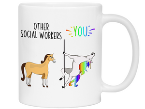 Social Worker Gifts - Other Social Workers You Funny Unicorn Coffee Mug