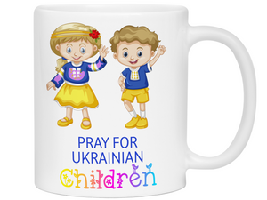 Pray for Ukrainian Children Coffee Mug