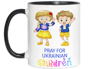 Pray for Ukrainian Children Coffee Mug