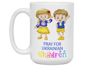 Pray for Ukrainian Children Coffee Mug
