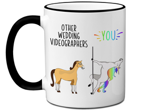 Wedding Videographer Gifts - Other Wedding Videographers You Funny Unicorn Coffee Mug