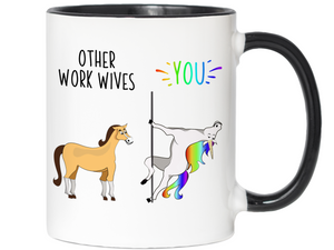 Work Wife Gifts - Other Work Wives You Funny Unicorn Coffee Mug