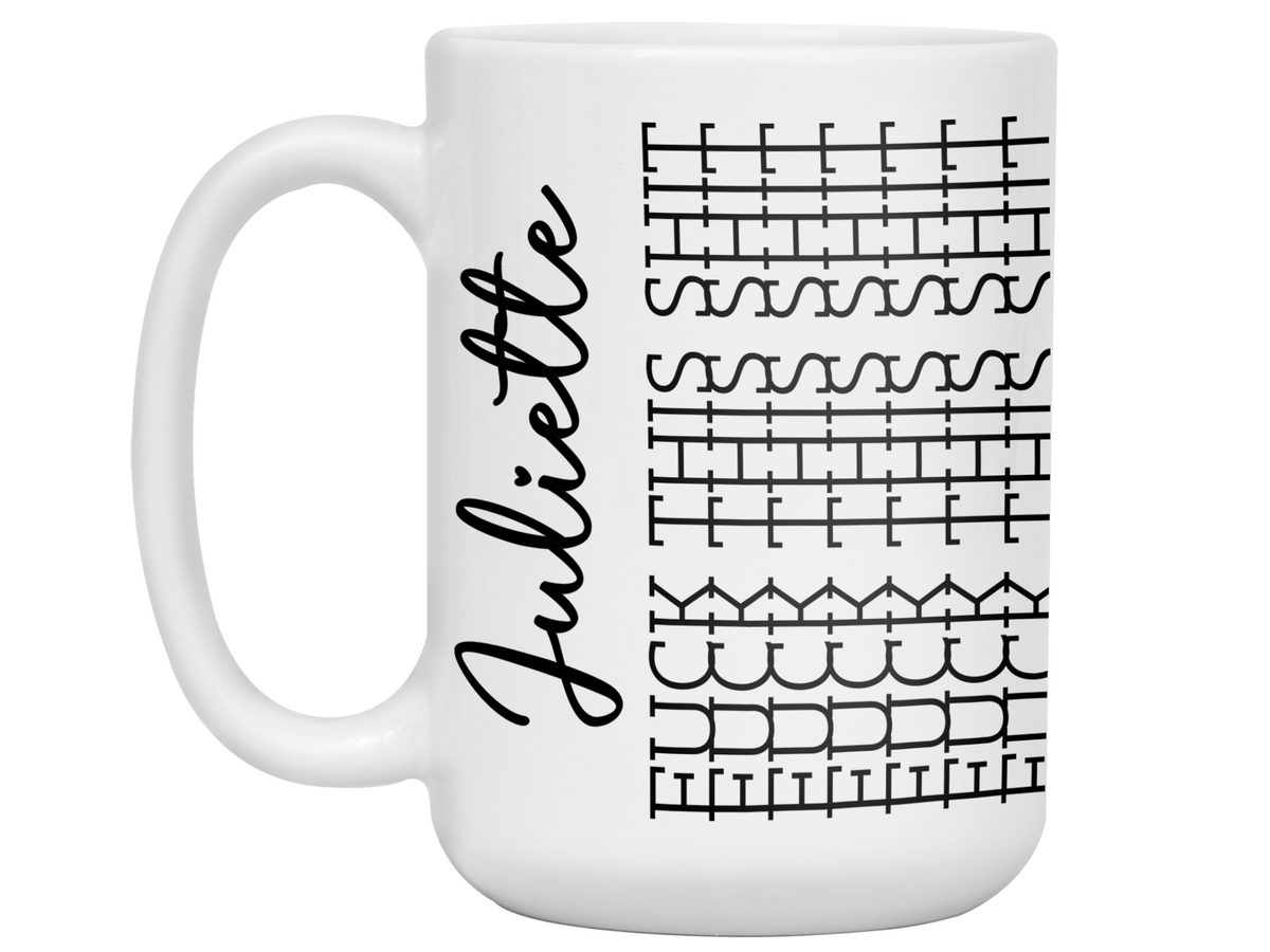 Hidden Message Custom Name Funny Coffee Mug - Swear Message Friend Office Coworker Gift Cup