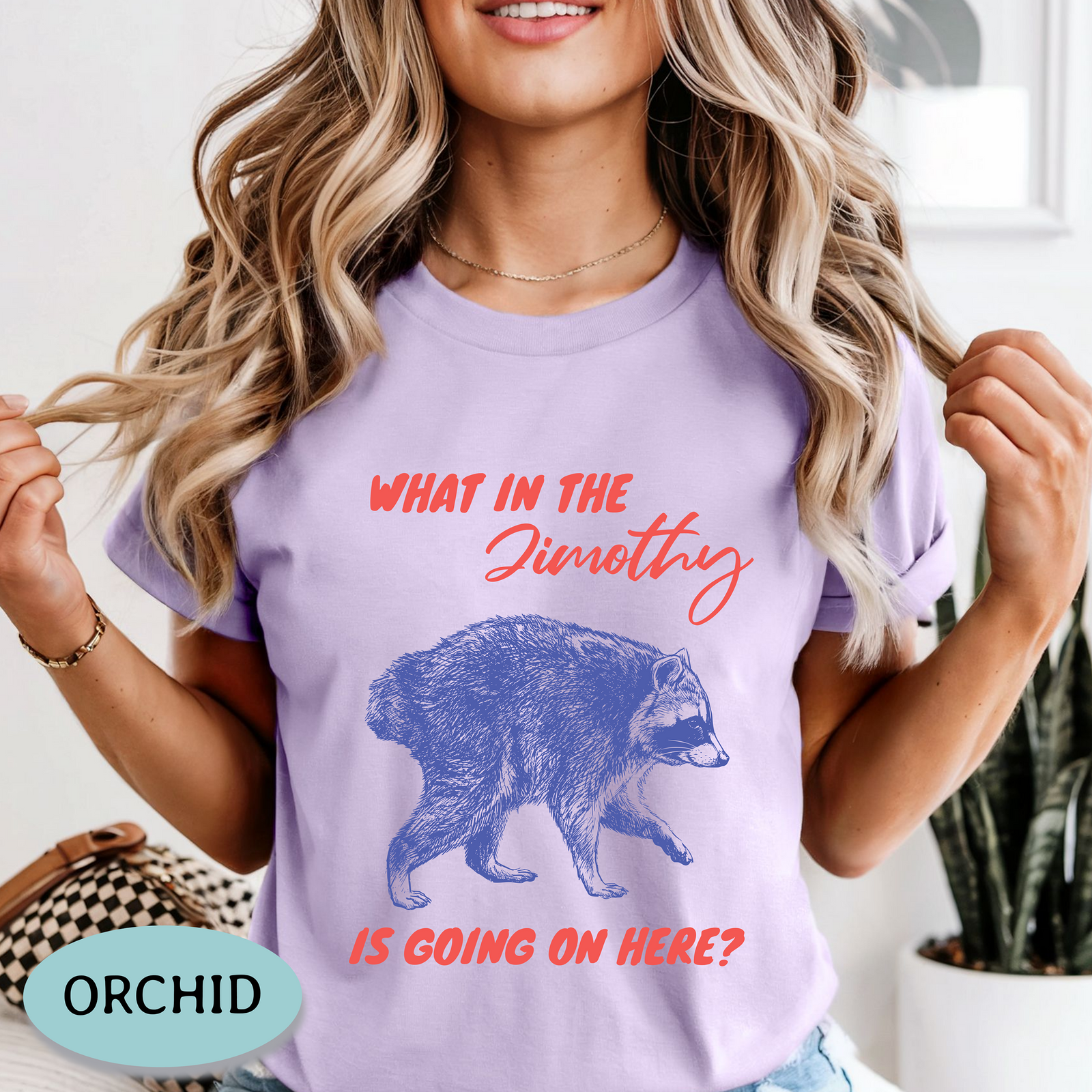 What in the Jimothy Raccoon Shirt – Funny Comfort Colors® Tee