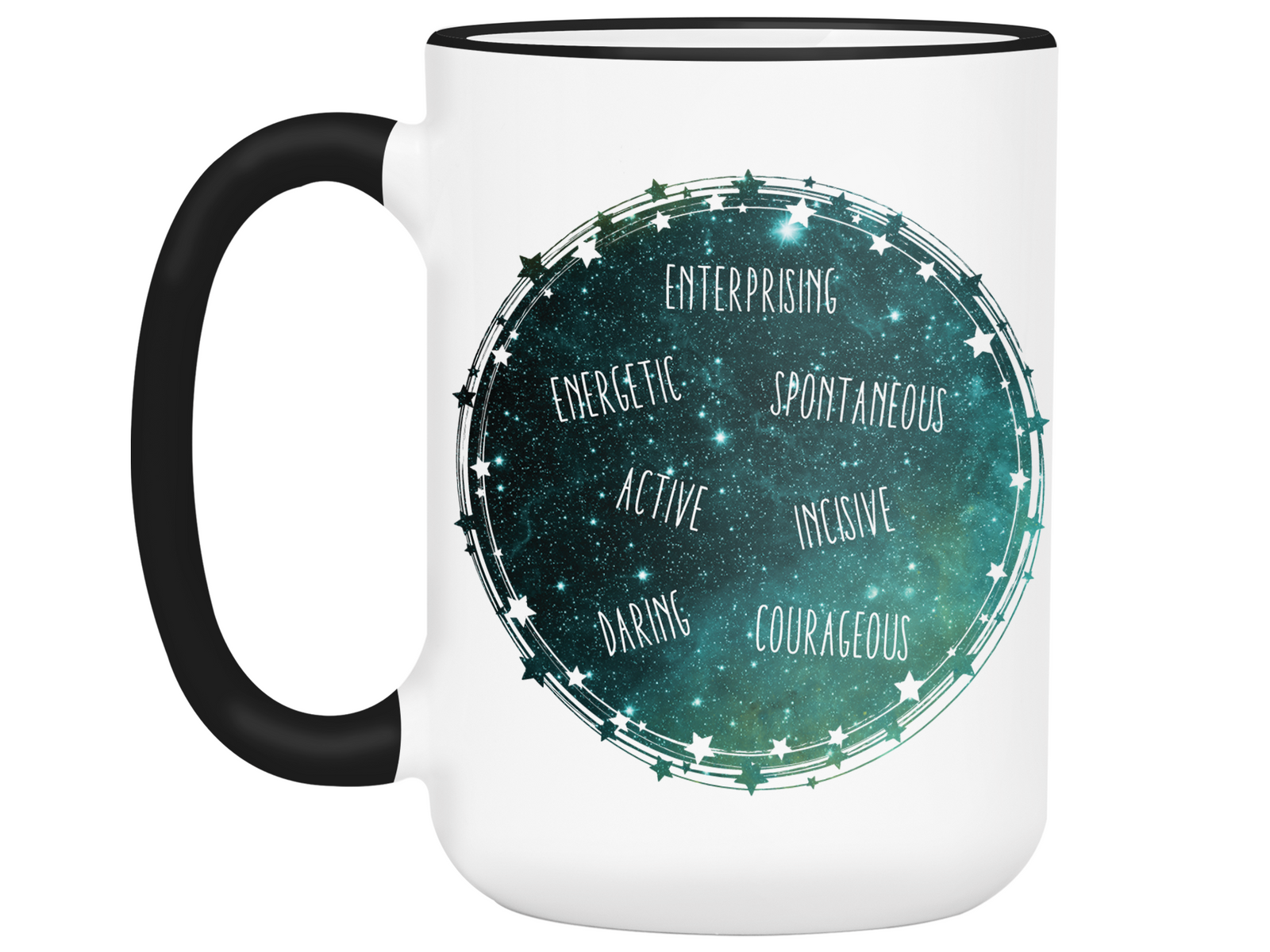 Aries Zodiac Sign Coffee Mug | Horoscope, Astrology, Constellation | Unique Gift Idea | Two Sided