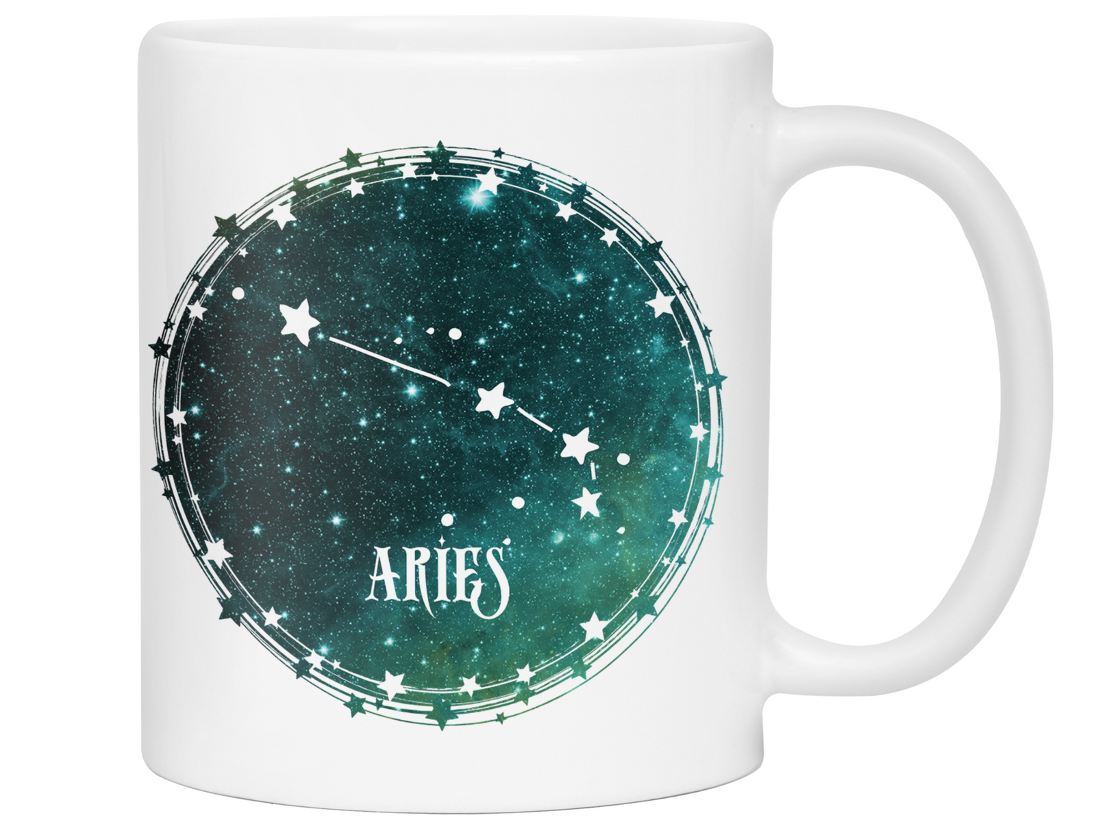 Aries Zodiac Sign Coffee Mug | Horoscope, Astrology, Constellation | Unique Gift Idea | Two Sided