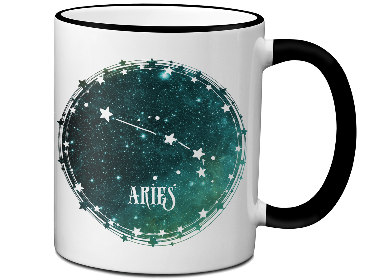 Aries Zodiac Sign Coffee Mug | Horoscope, Astrology, Constellation | Unique Gift Idea | Two Sided