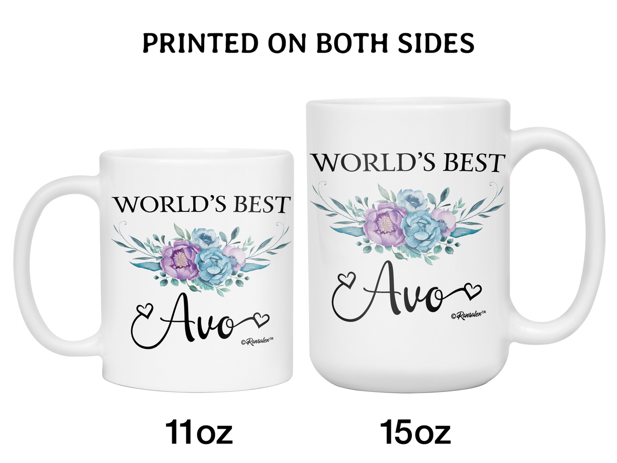 Funny Gifts for Avos - World's Best Avo Coffee Mug