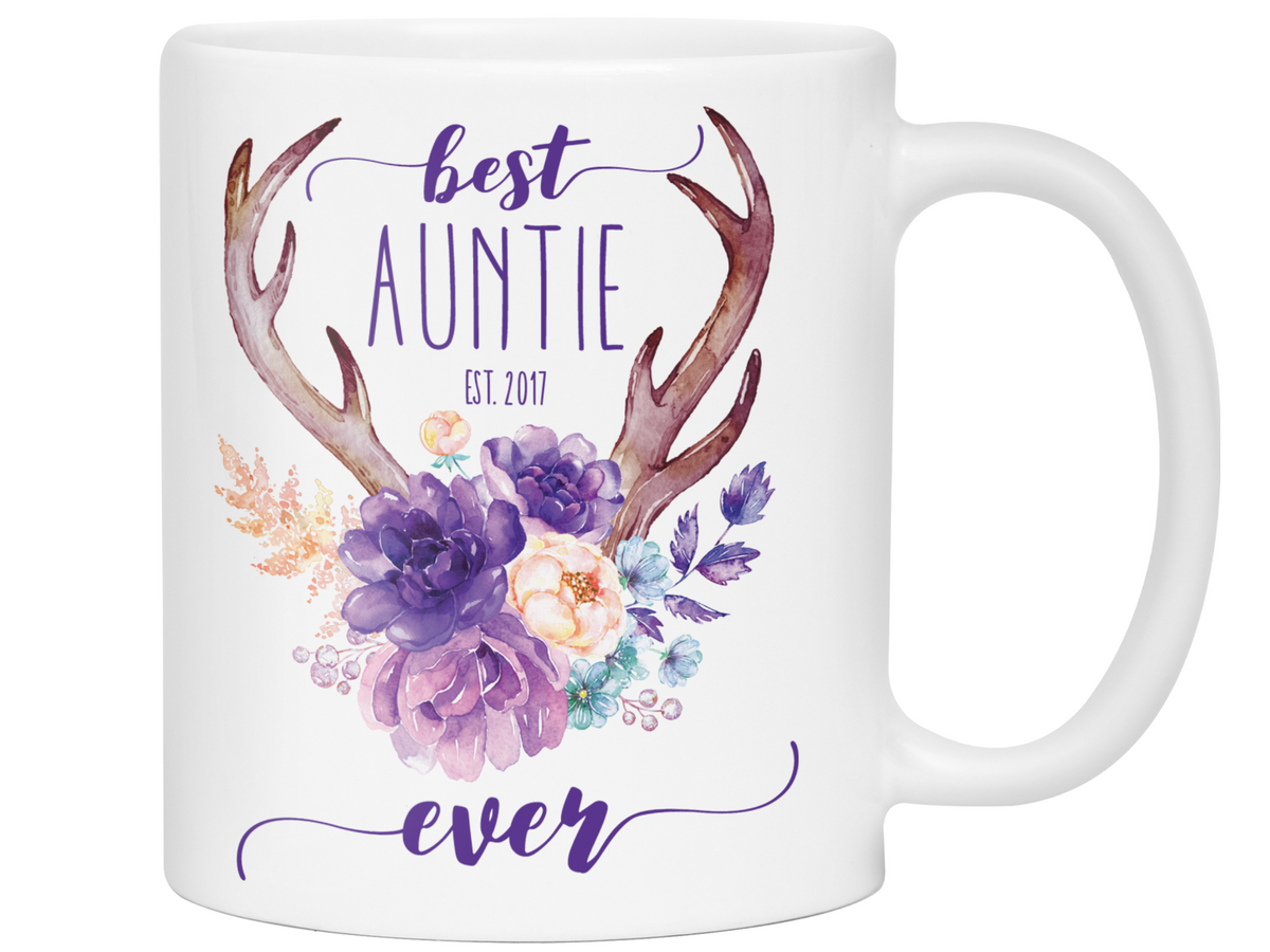 Best Auntie Ever Coffee Mug (Customizable/Personalized) Tea Cup Great Gift Idea