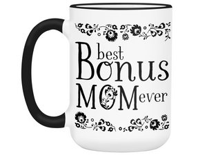 Best Bonus Mom Ever Coffee Mug Step Mother/Mother-in-Law Gift Idea Tea Cup