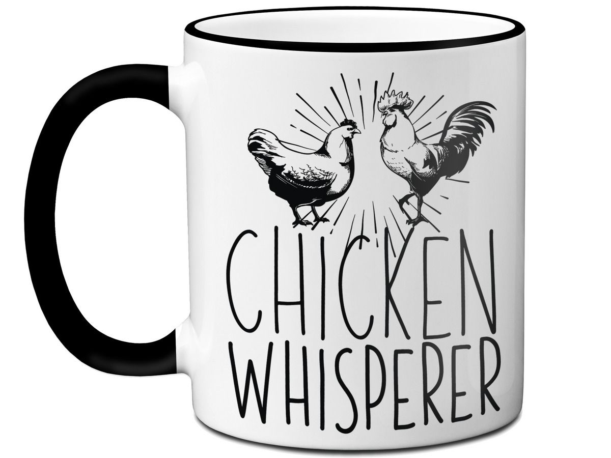 Gifts for Chicken Lovers - Chicken Whisperer Funny Coffee Mug