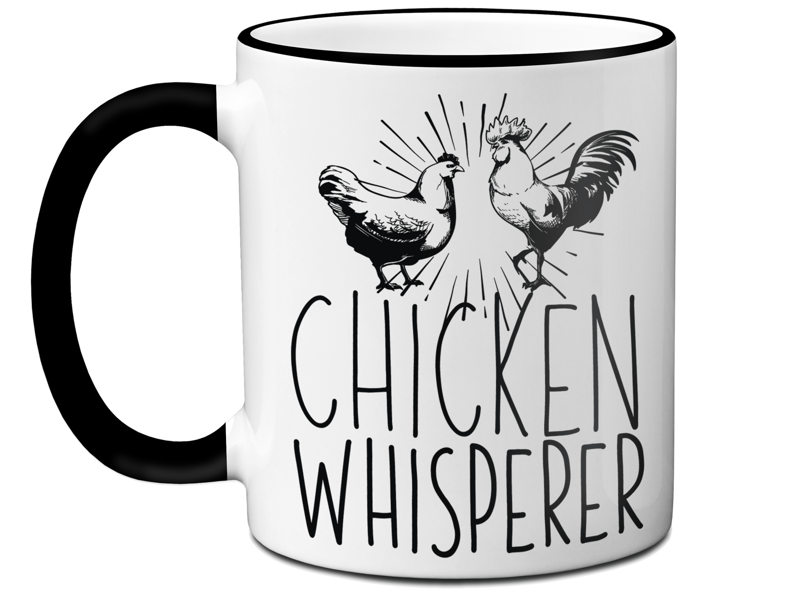 Gifts for Chicken Lovers - Chicken Whisperer Funny Coffee Mug