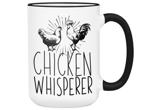 Gifts for Chicken Lovers - Chicken Whisperer Funny Coffee Mug