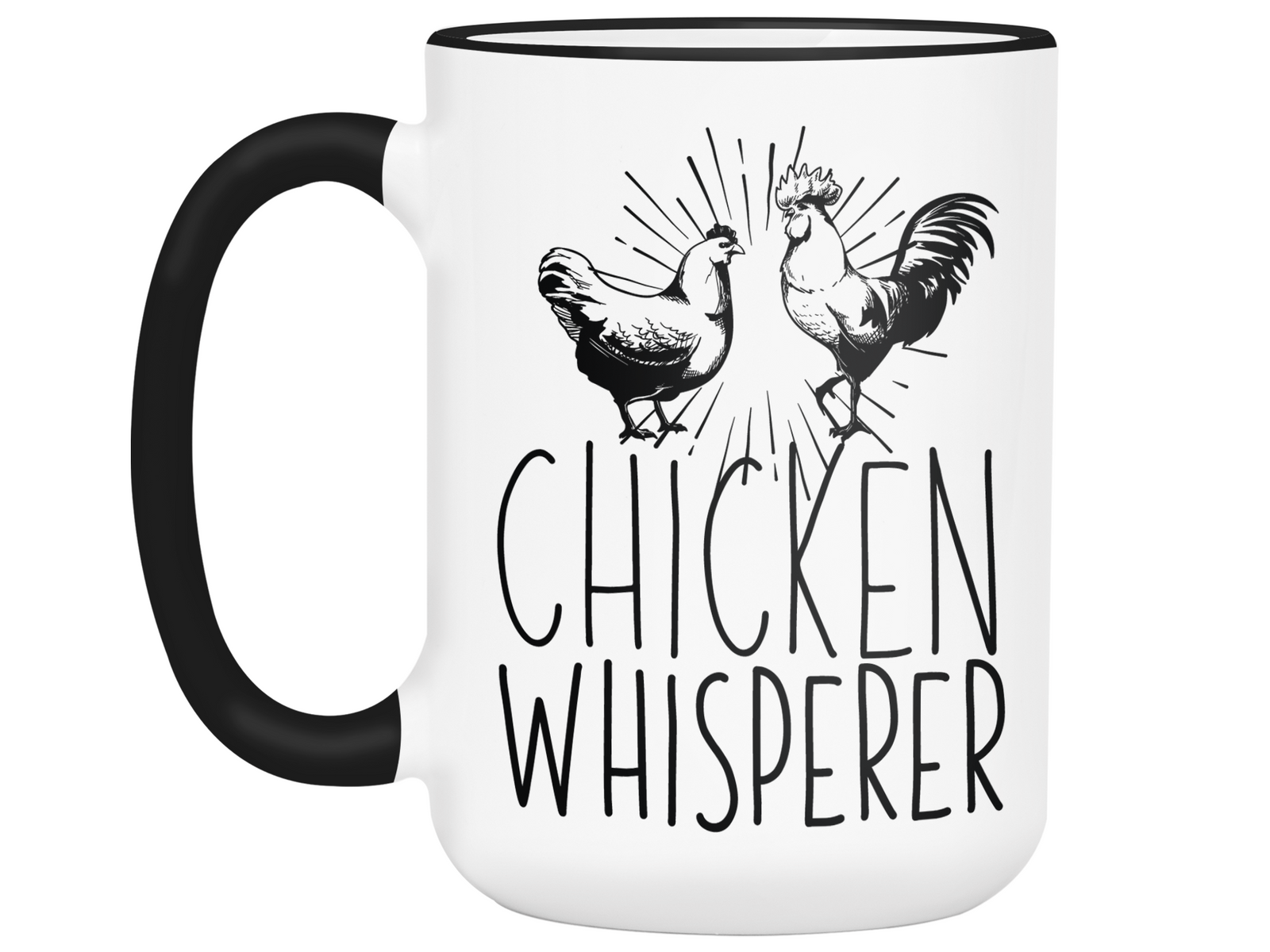 Gifts for Chicken Lovers - Chicken Whisperer Funny Coffee Mug
