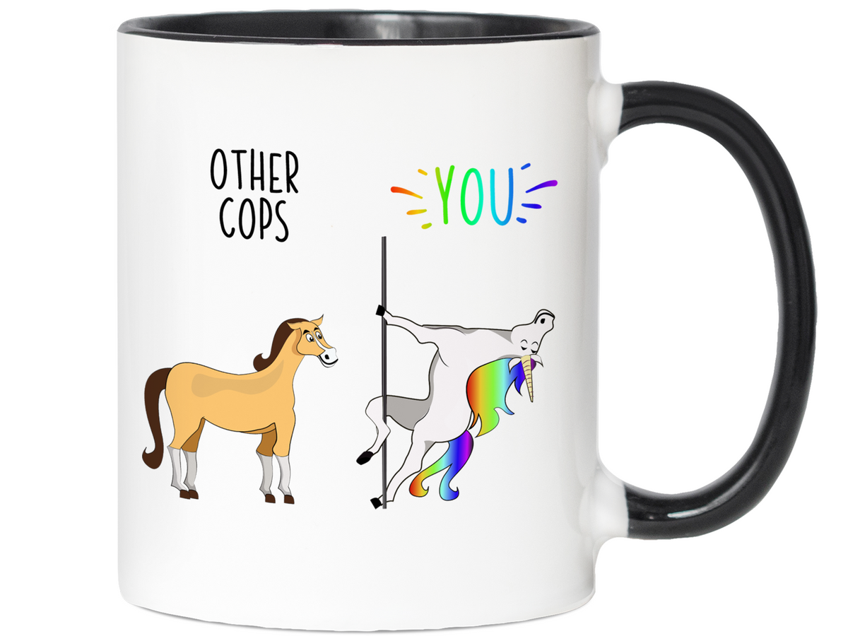 Cop Gifts - Other Cops You Funny Unicorn Coffee Mug