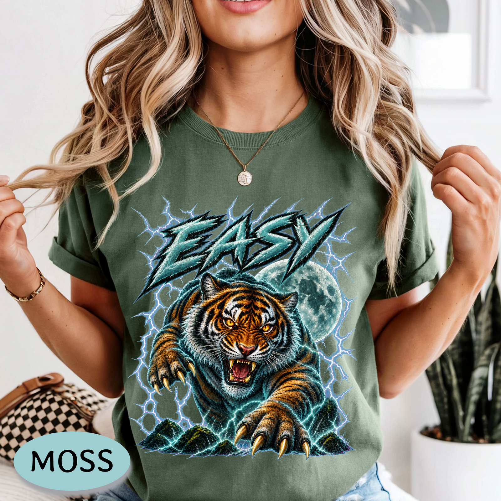 Easy Tiger Grunge Shirt – Retro Tiger Comfort Colors® Tee