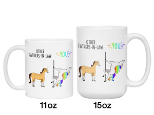 Father-in-law Funny Gifts - Other Fathers-in-law You Unicorn Farting Horse Gag Coffee Mug