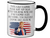 Funny Trump Fisherman Coffee Mug - Patriotic USA Flag Trump Cup - Trump Quote Mug For Fishermen