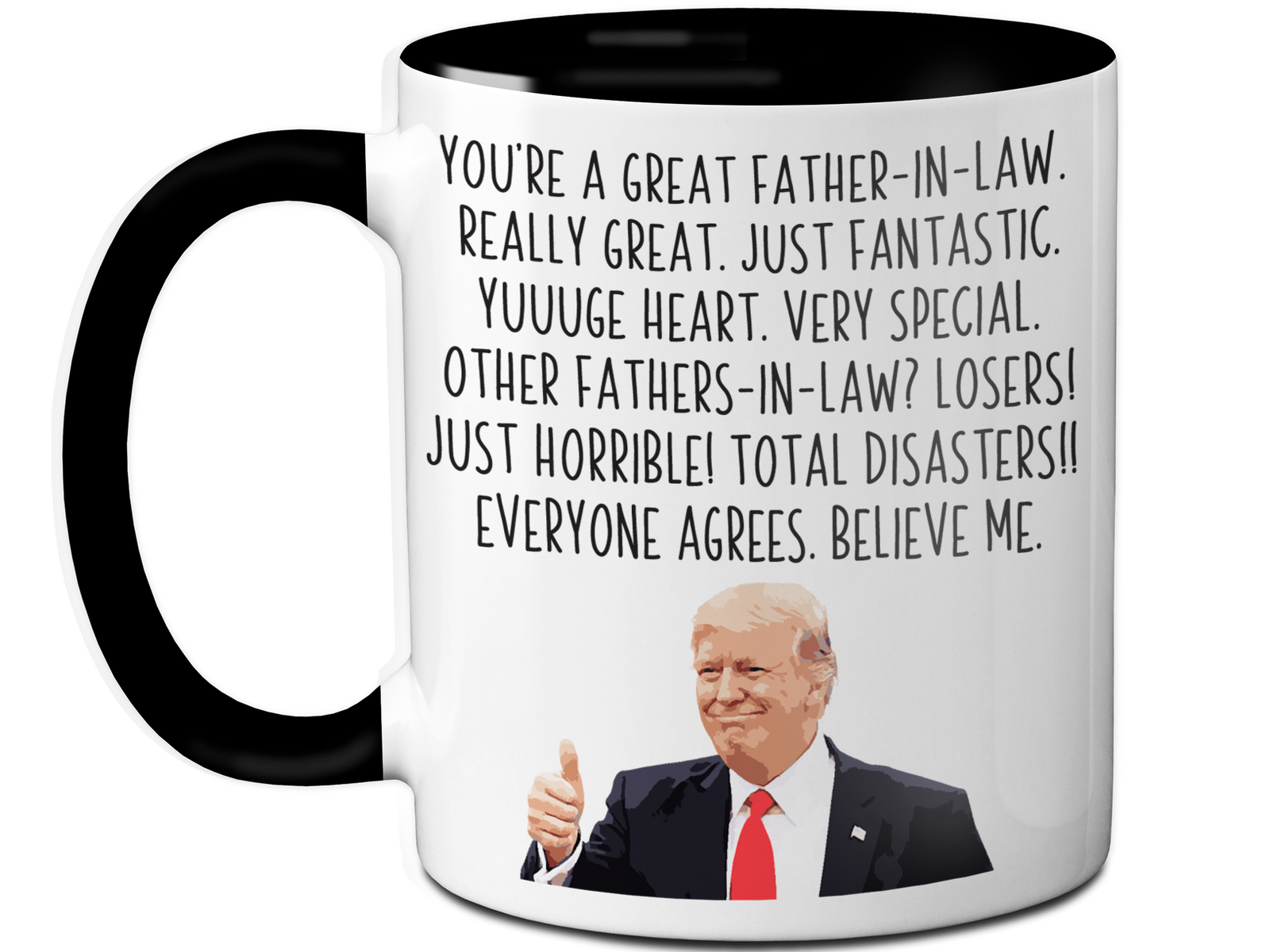 Funny Father-in-law Gifts - Trump Great Fantastic Father-in-law Coffee Mug, Bonus Dad Gift Idea