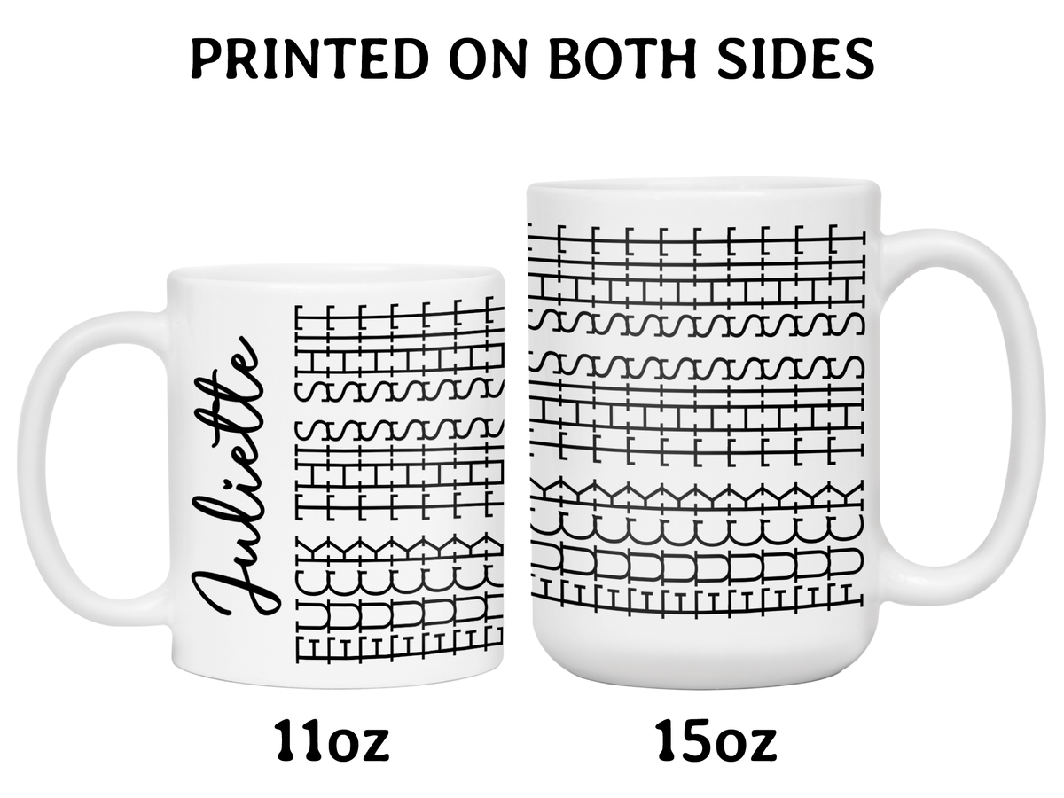 Hidden Message Custom Name Funny Coffee Mug - Swear Message Friend Office Coworker Gift Cup