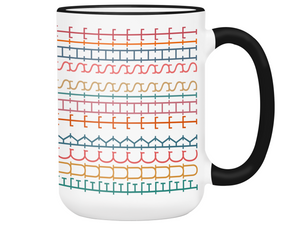 Hidden Message Custom Name Funny Coffee Mug - Swear Message Friend Office Coworker Gift Cup - Colorful Design