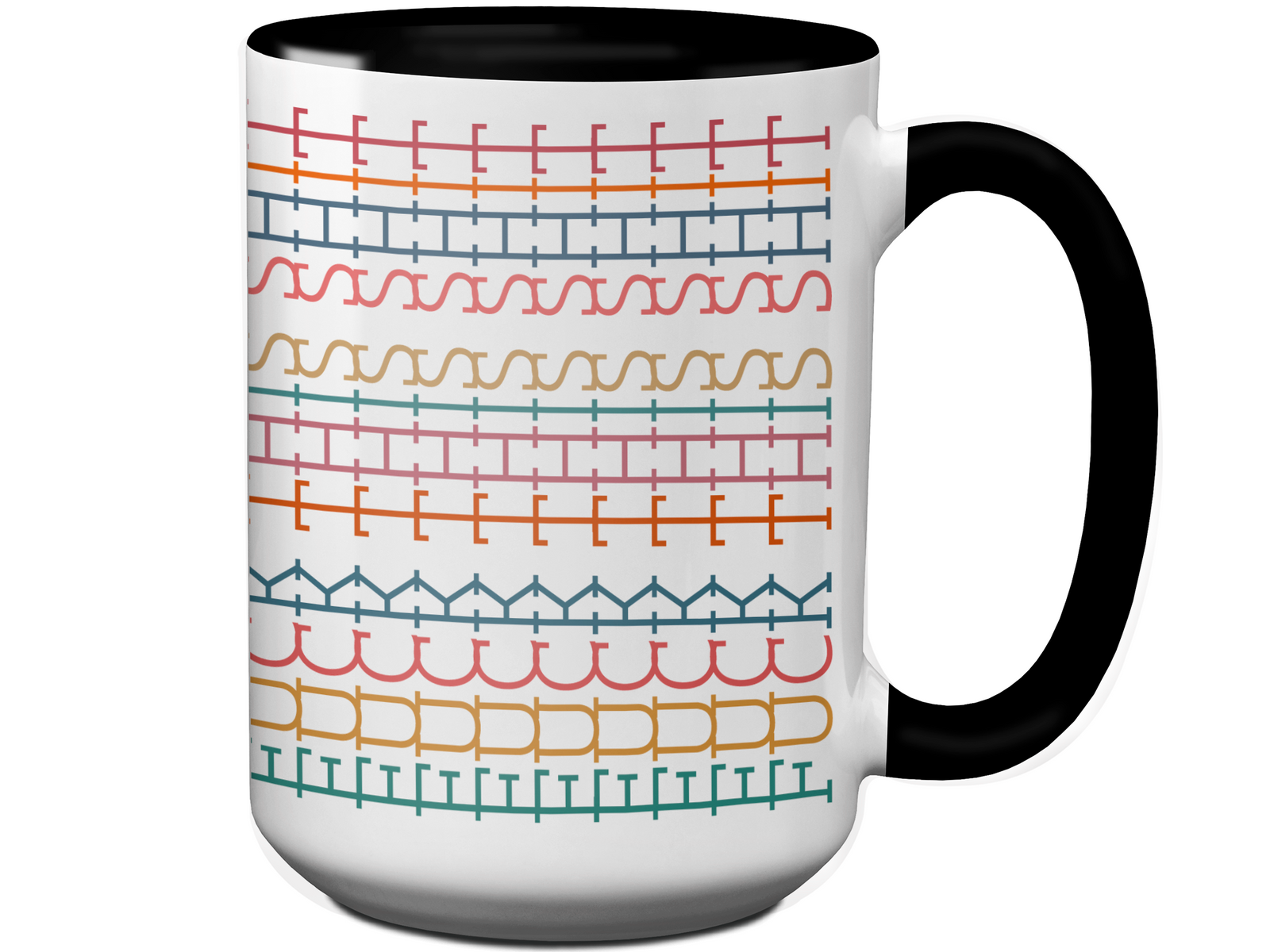 Hidden Message Funny Coffee Mug - Swear Message Friend Office Coworker Gift Cup - Colorful Design