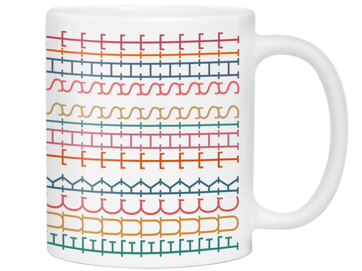 Hidden Message Funny Coffee Mug - Swear Message Friend Office Coworker Gift Cup - Colorful Design