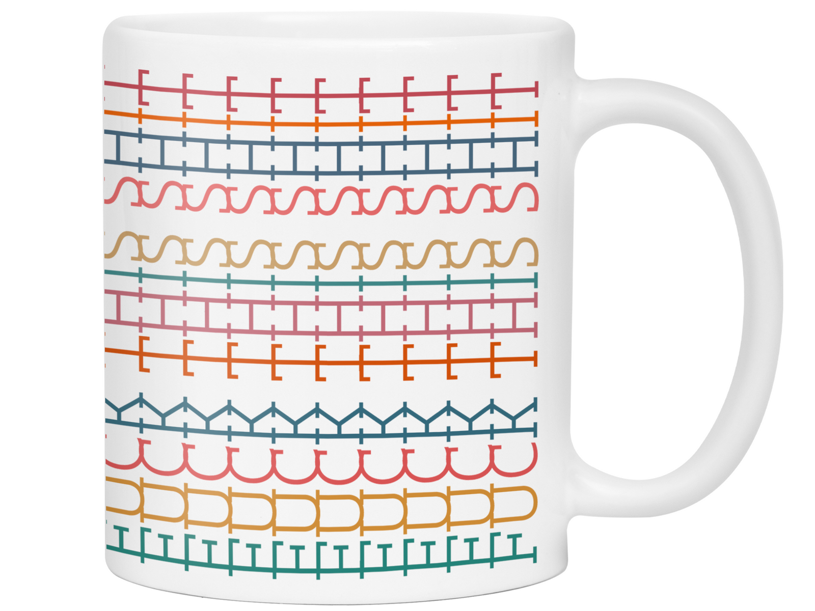 Hidden Message Funny Coffee Mug - Swear Message Friend Office Coworker Gift Cup - Colorful Design