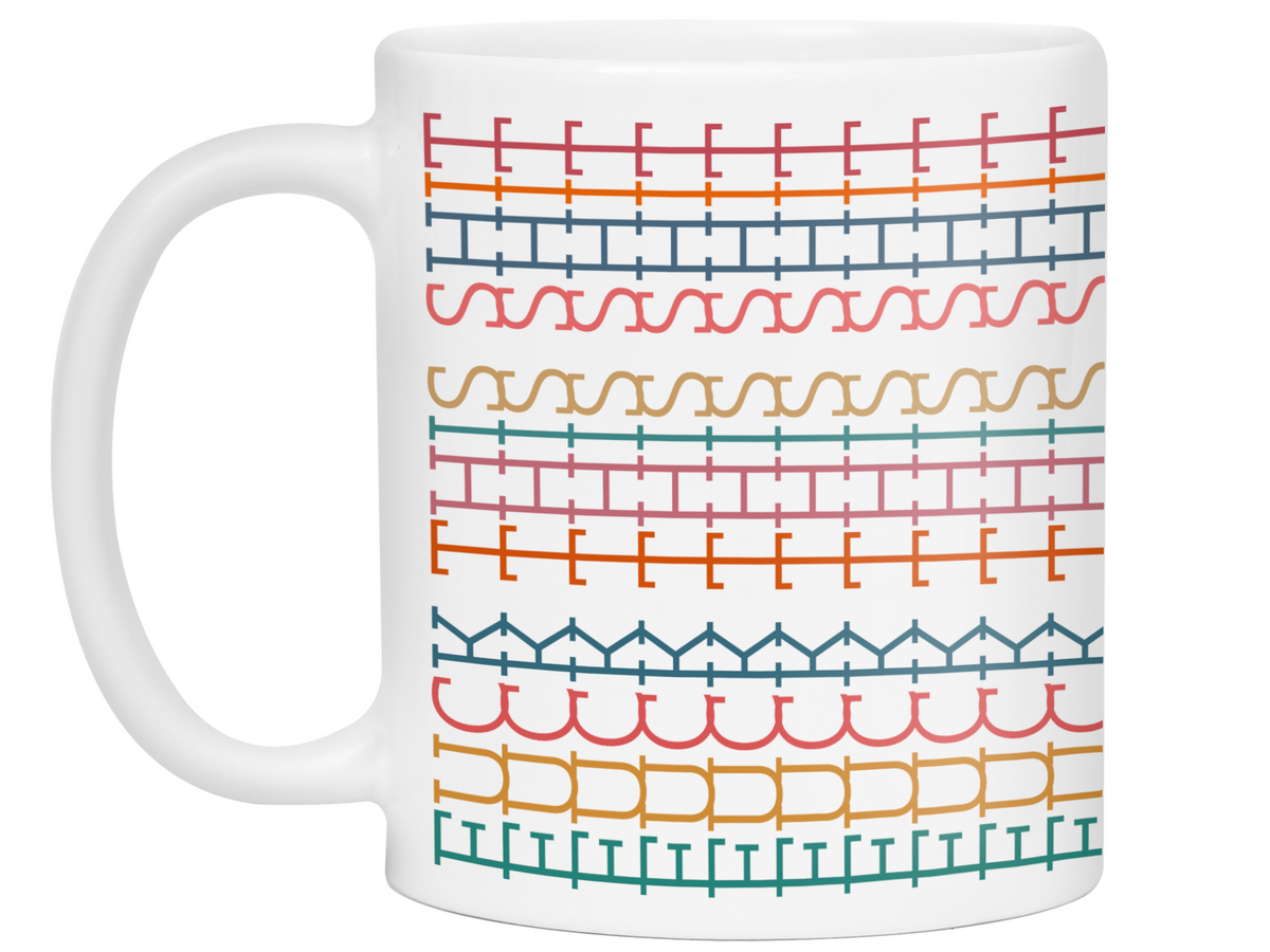 Hidden Message Funny Coffee Mug - Swear Message Friend Office Coworker Gift Cup - Colorful Design