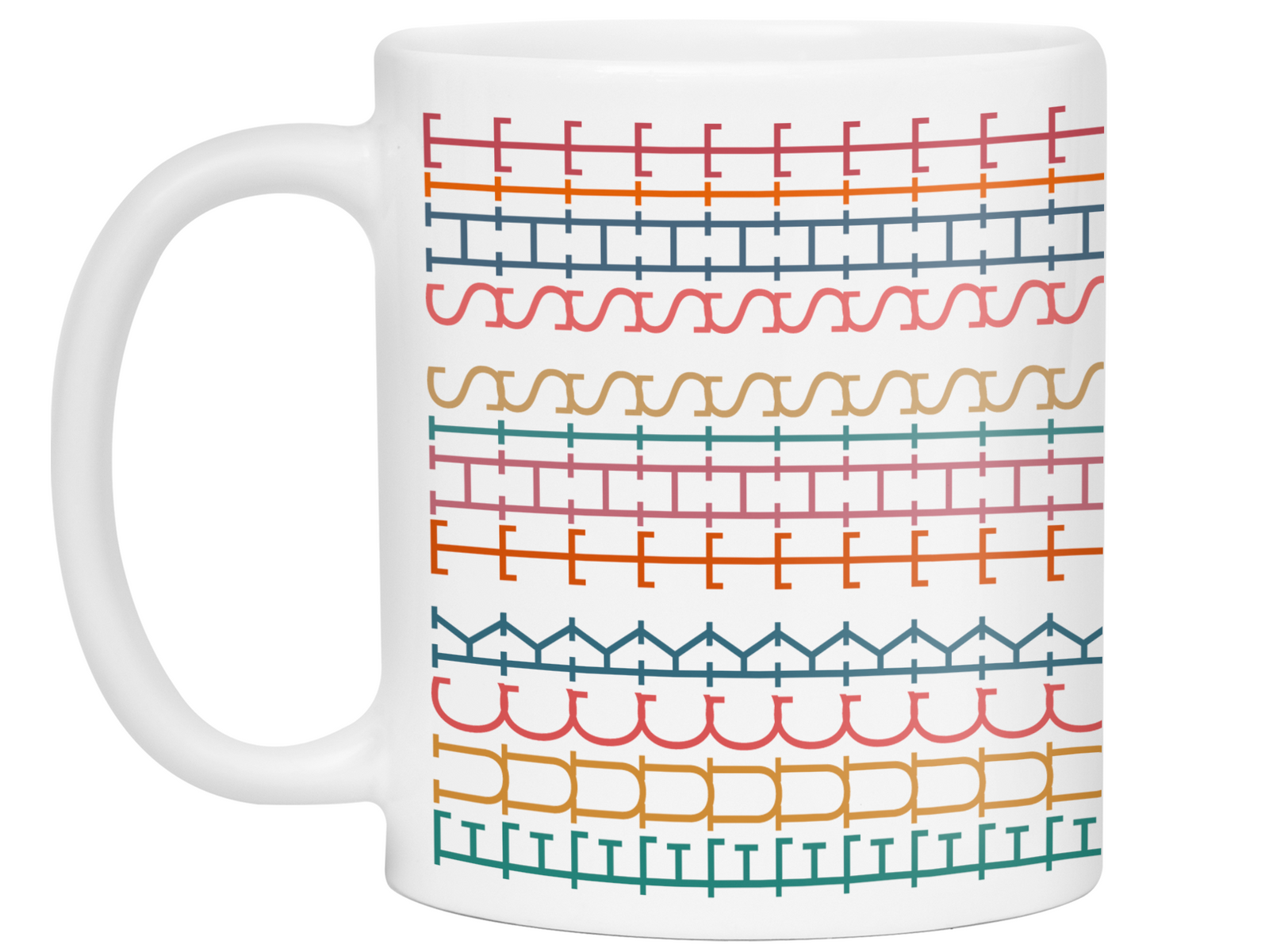 Hidden Message Funny Coffee Mug - Swear Message Friend Office Coworker Gift Cup - Colorful Design
