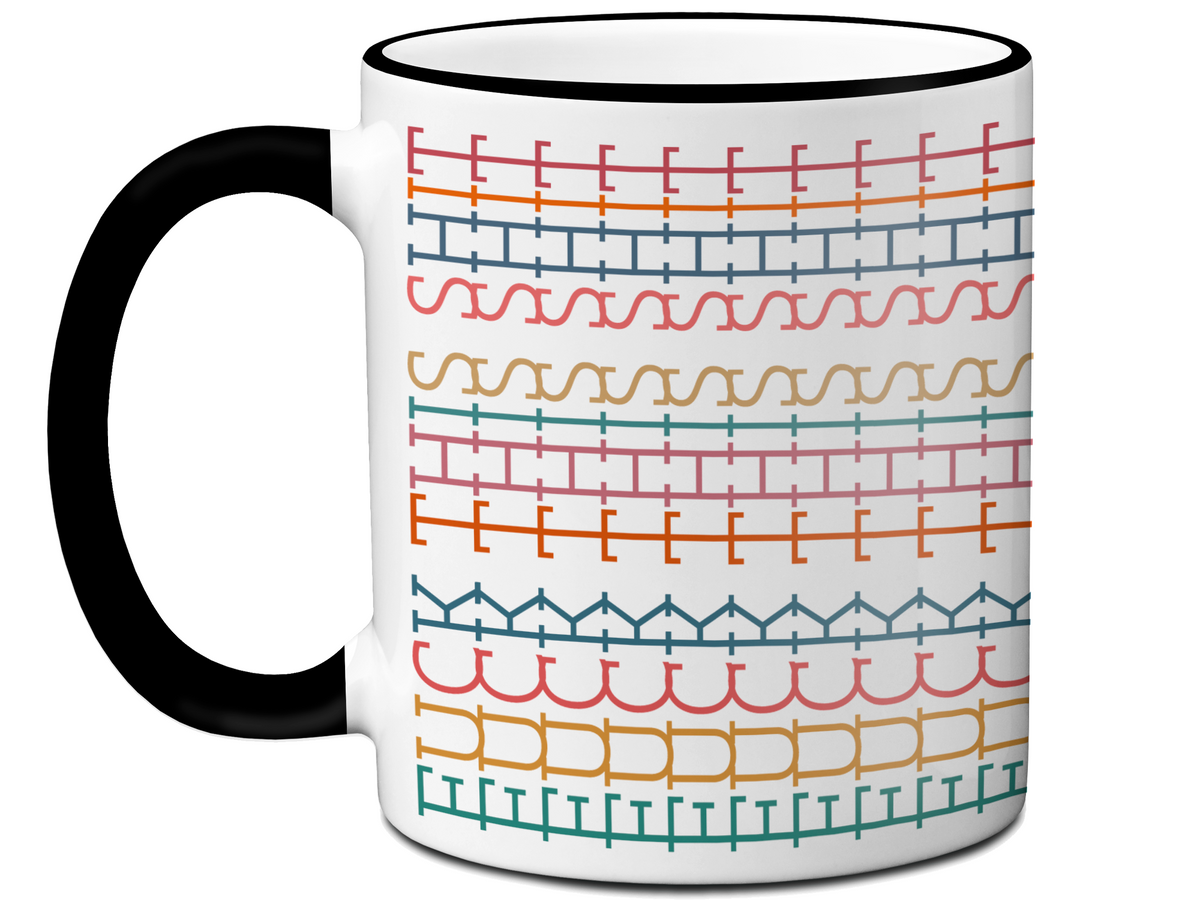 Hidden Message Funny Coffee Mug - Swear Message Friend Office Coworker Gift Cup - Colorful Design