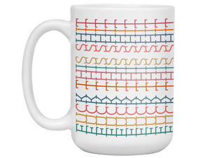 Hidden Message Funny Coffee Mug - Swear Message Friend Office Coworker Gift Cup - Colorful Design