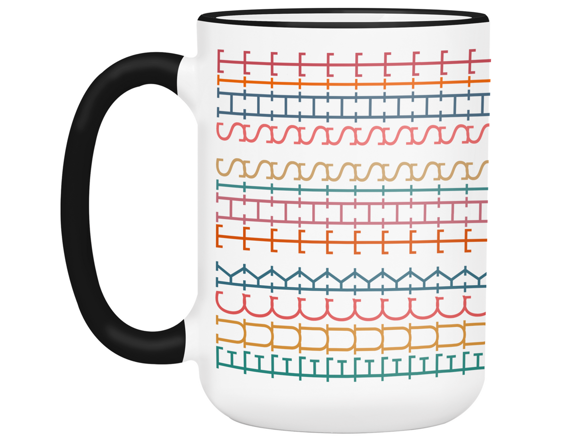 Hidden Message Funny Coffee Mug - Swear Message Friend Office Coworker Gift Cup - Colorful Design