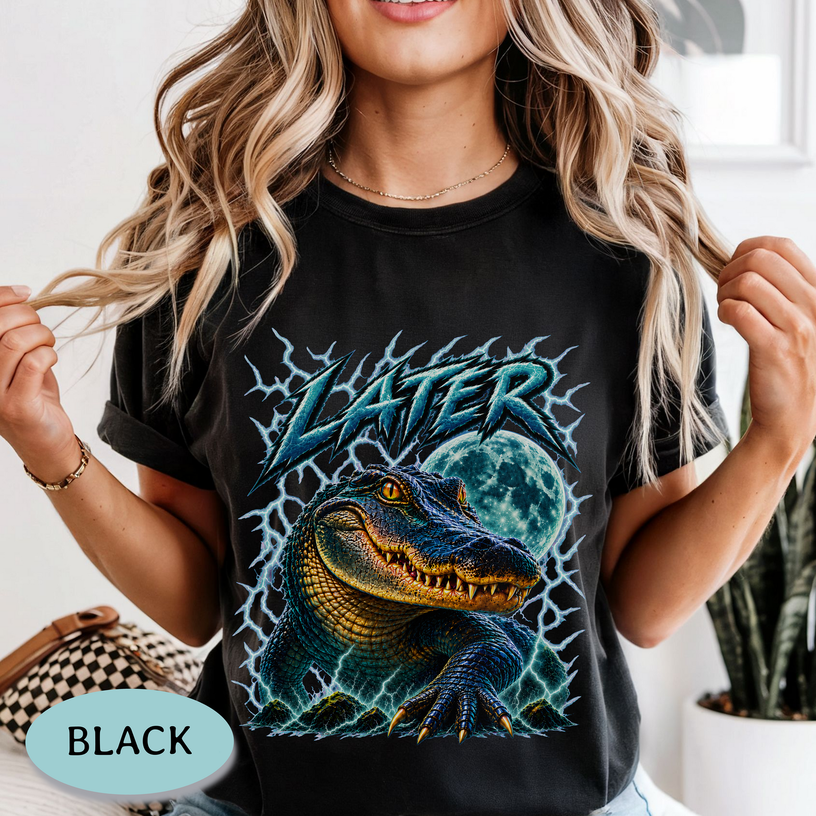 Later Alligator Shirt | Retro Gator Graphic Tee